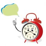 Talking Alarm Clock Stock Photo