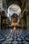 Monza, Italy/europe - October 28 : Interior View Of The Cathedra Stock Photo