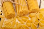 Bunch Of Italian Pasta Type Stock Photo