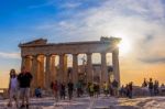 The Acropolis Of Athens Stock Photo