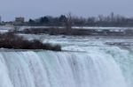 Niagara And The Falls Stock Photo