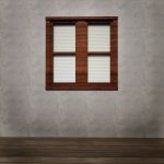 Grunge Interior With Window Stock Photo