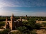 Aerial View Of Religious Temples Stock Photo