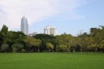 Building Country Located Skyline Of Public Park Stock Photo