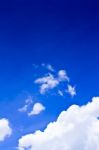 Beautiful Blue Sky Stock Photo