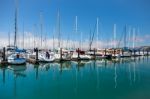 Sausalito Marina Stock Photo