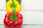 Fresh Bell Peppers Stock Photo