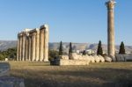 Temple Of Zeus In Athens Stock Photo