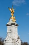 Victoria Memorial Outside Buckingham Palace Stock Photo