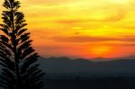 Beautiful Sky After Sunset Stock Photo