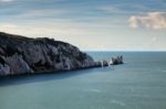 View Of The Needles Isle Of Wight Stock Photo