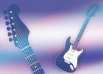 Guitars Solitarie Stock Photo