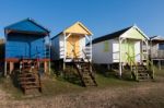 Nunstanton, Norfolk/uk - June 2 : Beach Huts At Hunstanton Norfo Stock Photo