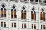 Hungarian Parliament Building In Budapest Stock Photo