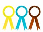 Ribbon Award Stock Photo