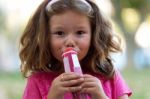 Beautiful Children Having Fun In The Park Stock Photo