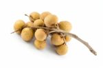 Longan Isolated On A White Background Stock Photo