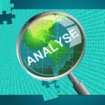 Analyse Magnifier Indicates Data Analytics And Analysis Stock Photo