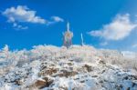 Landscape In Winter,guemosan In Korea Stock Photo