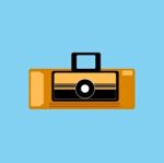 Retro Camera Stock Photo