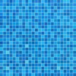 Blue Ceramic Tile Stock Photo