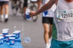 Bangkok, Thailand - November 17 : Unidentified Runner Catching U Stock Photo