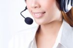 Customer Service Agent Stock Photo