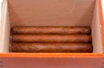 Genuine Cuban Cigars Stock Photo