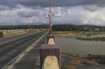 The Bridge Over The Bharatha River Stock Photo