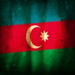 Old Grunge Flag Of Azerbaijan Stock Photo