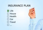 Insurance Plan Stock Photo