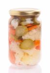 Pickels Jar Stock Photo