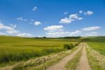 Countryside Lane Stock Photo