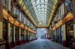 Leadenhall Market On A Sunday Stock Photo