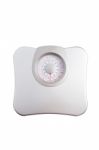 Weight Measurement Isolated White Stock Photo