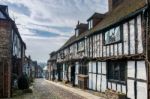 View Of Mermaid Hill In Rye East Sussex Stock Photo