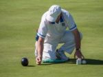 Isle Of Thorns, Sussex/uk - September 11 : Lawn Bowls Match At I Stock Photo