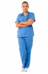 Confident Female Surgeon Stock Photo