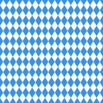 Oktoberfest Blue Rhombus Background Stock Photo