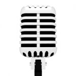 Mic Closeup Shows Microphone Concert Entertainment Or Show Stock Photo
