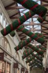 London - November 3 : Christmas Deorations In Covent Garden In L Stock Photo