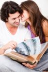 Young Couple Embracing Stock Photo