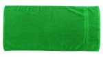 Green Beach Towel Stock Photo