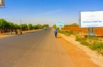 Welcome Sign To Bahir Dar Stock Photo