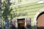 Gelateria In The Castle Area Of Budapest Stock Photo