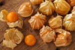 Cape Gooseberry Physalis Fruit Ground Cherry Organic Food Vegetable Stock Photo