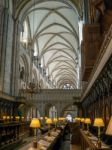 Chichester, West Sussex/uk - February 8 : Interior Of Chichester Stock Photo