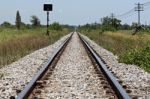 The Railway Used To Transport Stock Photo