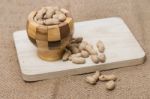 Bowl Of Peanuts Stock Photo