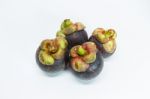 Mangosteen Stock Photo